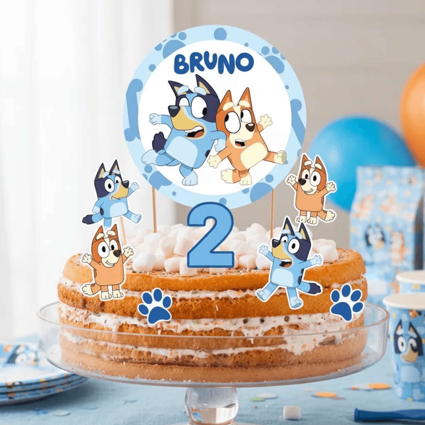1200+ Printable Cake Toppers | Editable Birthday Party Templates Bundle - Image 5
