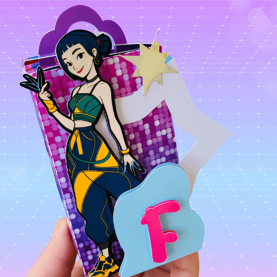 KPop Demon Hunters Party Favor Boxes | 5 Printable Candy Boxes | Birthday Party Favors - Image 2