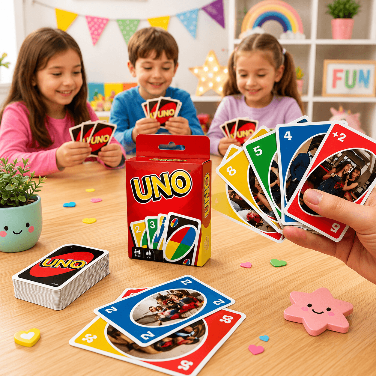 UNO Card Game Template | Editable Canva Printable Game + Box - Image 2