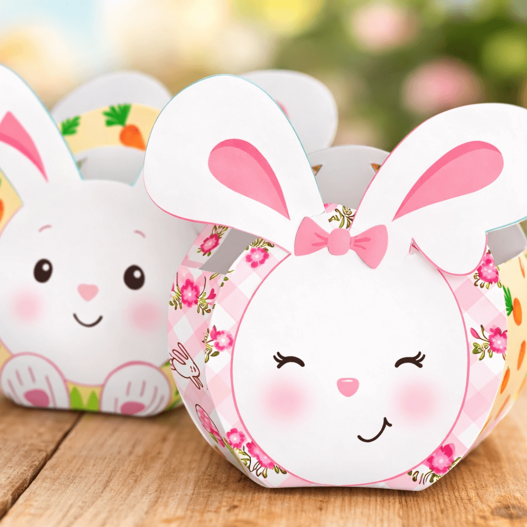 Easter Printable Party Pack | DIY Easter Decorations & Party Favors (Print & Assemble)