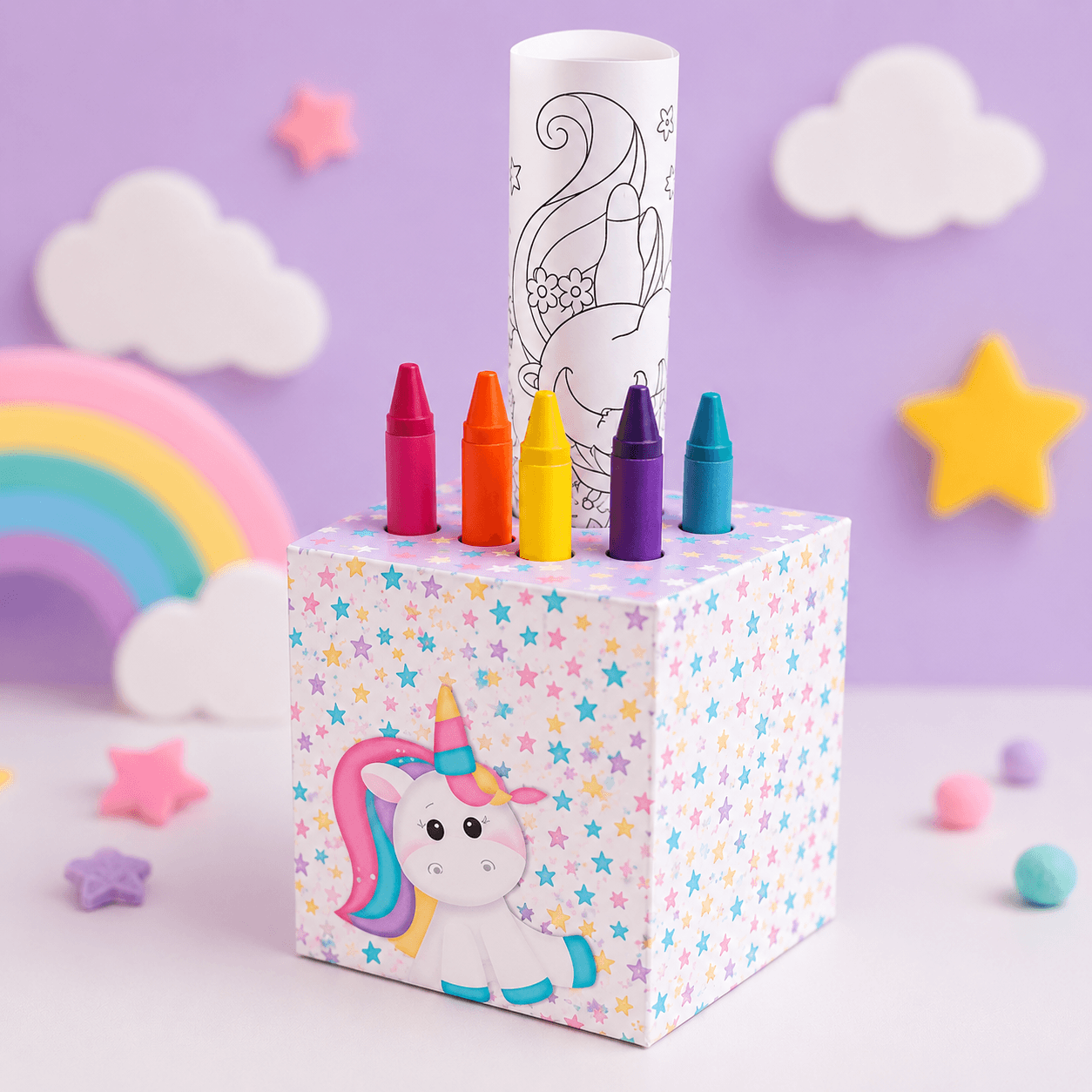600+ Crayon Holder Party Favor Templates | Printable PDF Bundle for Birthday Parties - Image 2