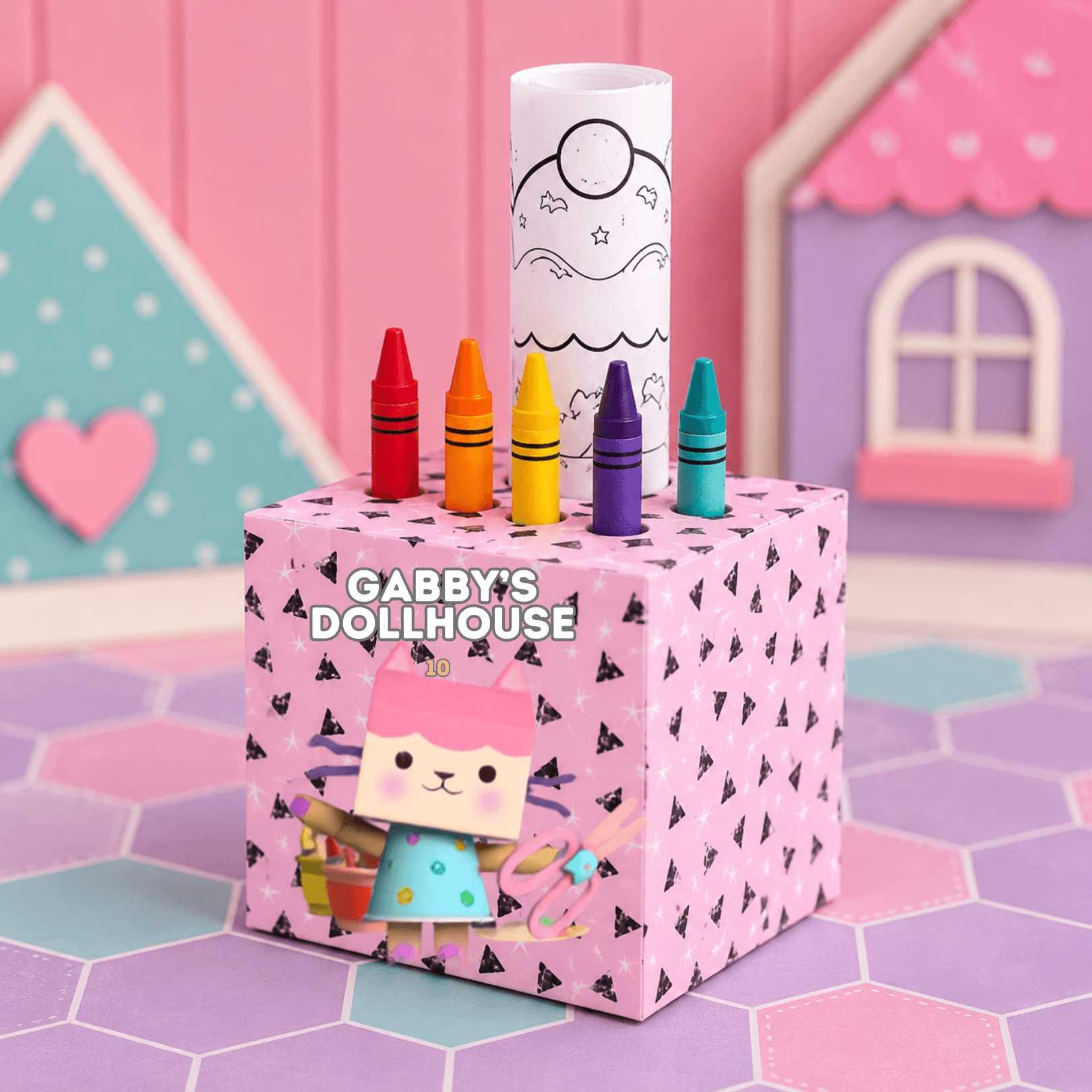 600+ Printable Crayon Holder Boxes | Cube Party Favors + PDF Bundle - Image 2